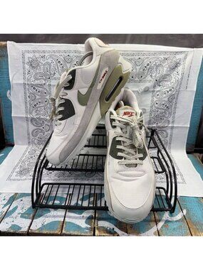 Nike Air Max 90 Phantom Neutral Olive Mens Size 11 Running Shoes Sneakers EUC
